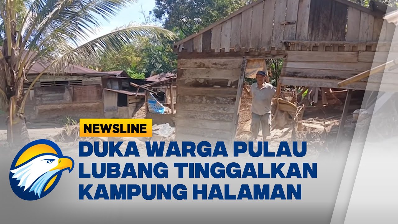 Rumah Rata dengan Tanah, Warga Pulau Lubang Tapsel Tinggalkan Kampung Halaman