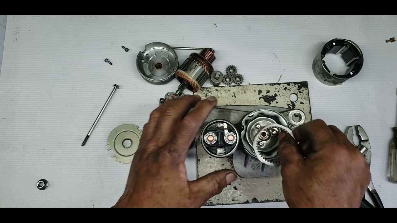 COMO REPARAR EL MOTOR DE ARRANQUE DE NISSAN SENTRA