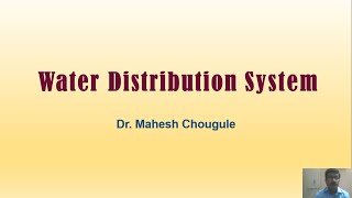 Lecture 22 Water Distribution System