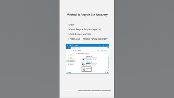 How to Recover Files not in Recycle Bin in Windows 10: Simple Solutions #datarecovery #filerecovery