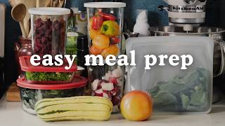 Clean and meal prep my CSA produce box with me