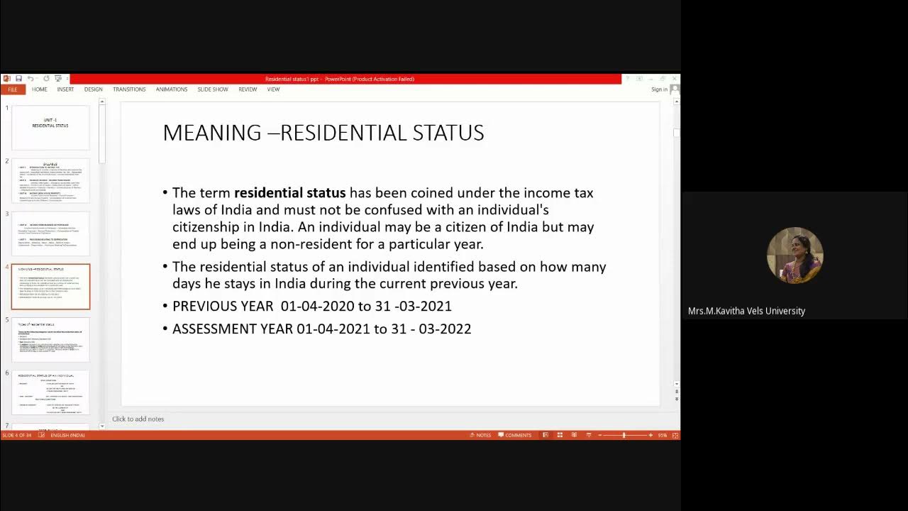 Residential Status In Tamil Dr M Kavitha Saravanan YouTube residential-status-in-tamil-dr-m-kavitha-saravanan-youtube