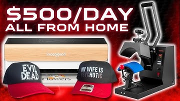 The EASIEST 10k per Month Side Hustle of 2025! You NEED to Start NOW! Procolored P13 DTF(Print Hats)