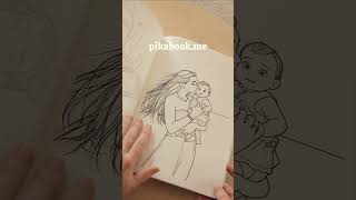 Turn your family photos into a coloring book ✨ pikabook.me