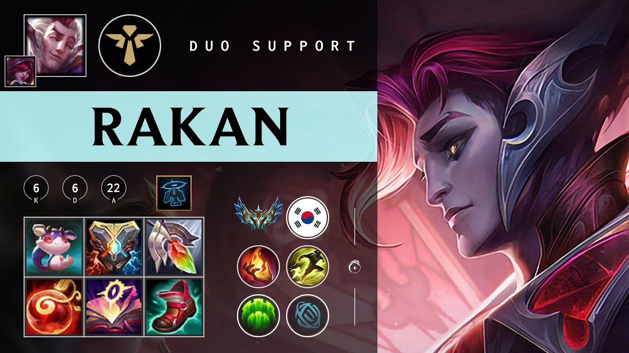 Rakan Support vs Elise - KR Challenger Patch 26.04