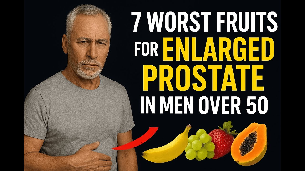 7 Worst Fruits for Enlarged Prostate in Men Over 50