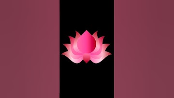Lotus Flower Design In CorelDRAW | CorelDRAW Tutorial | #shorts #youtubeshorts #trending