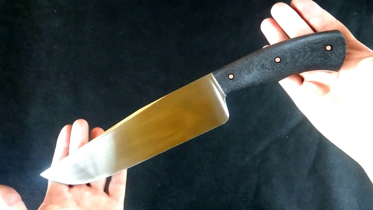 9'incher Large camp knife by Steevee Handmade Knives YouTube