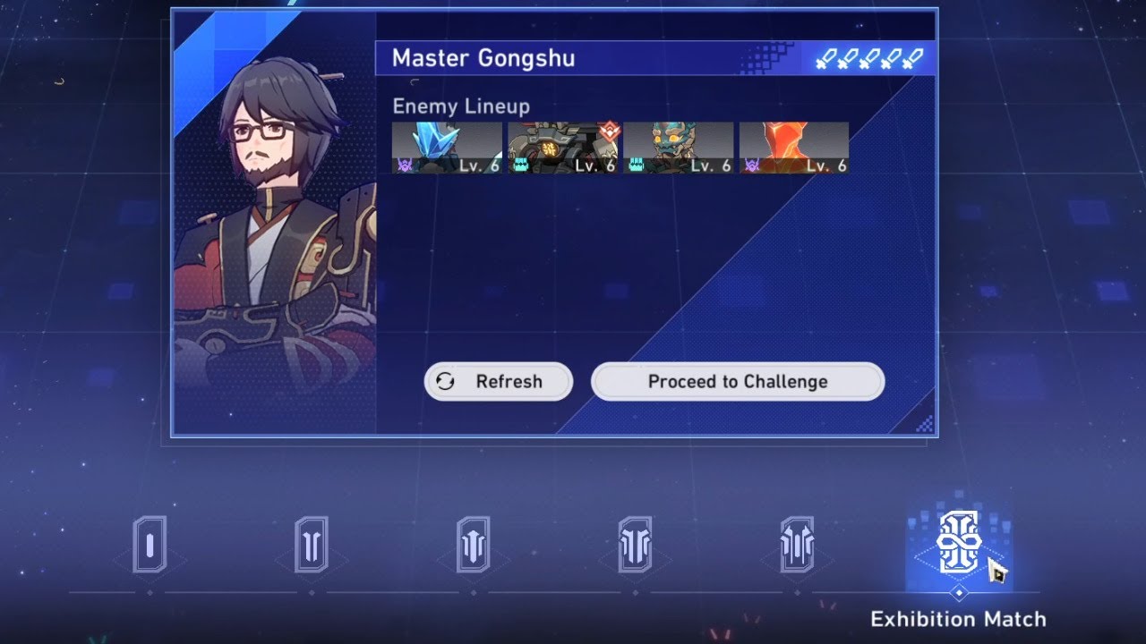 Honkai Star Rail 1.4 Master Gongshu Aetherium Wars Hyperlink Match Exhibition Match