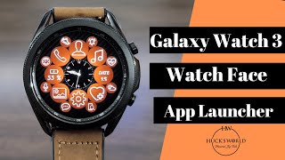 Galaxy Watch Most Convenient Analog App Launcher Watch Face screenshot 2
