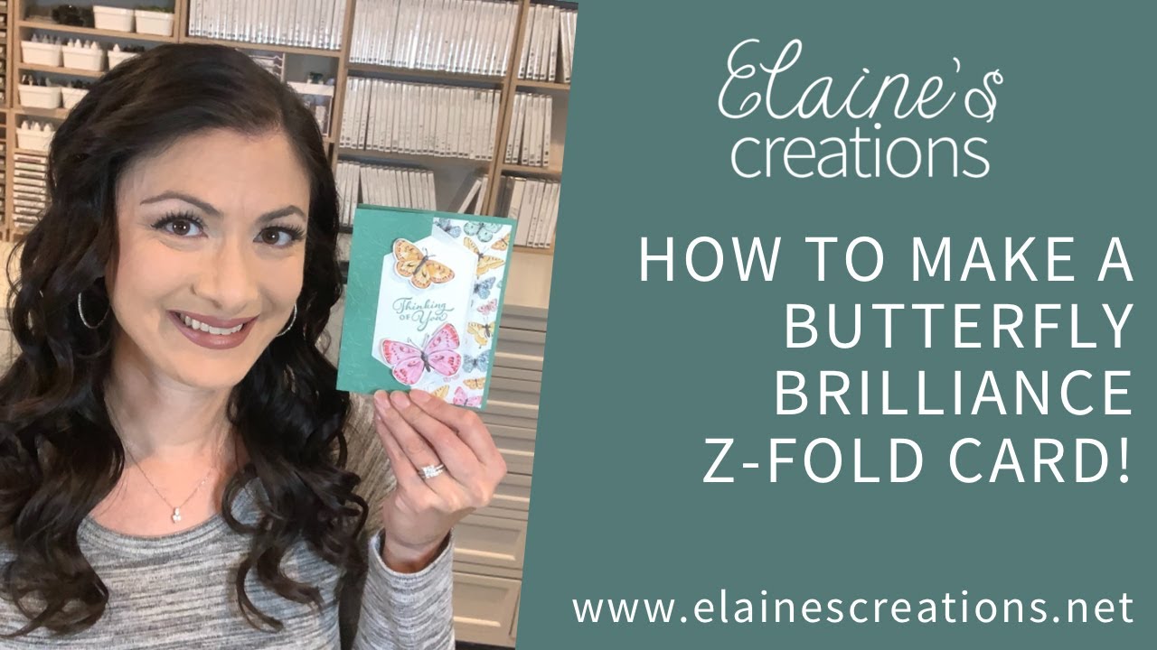 How to Make a Butterfly Brilliance Z-Fold Card! Sweet Stampin' Stampin ...