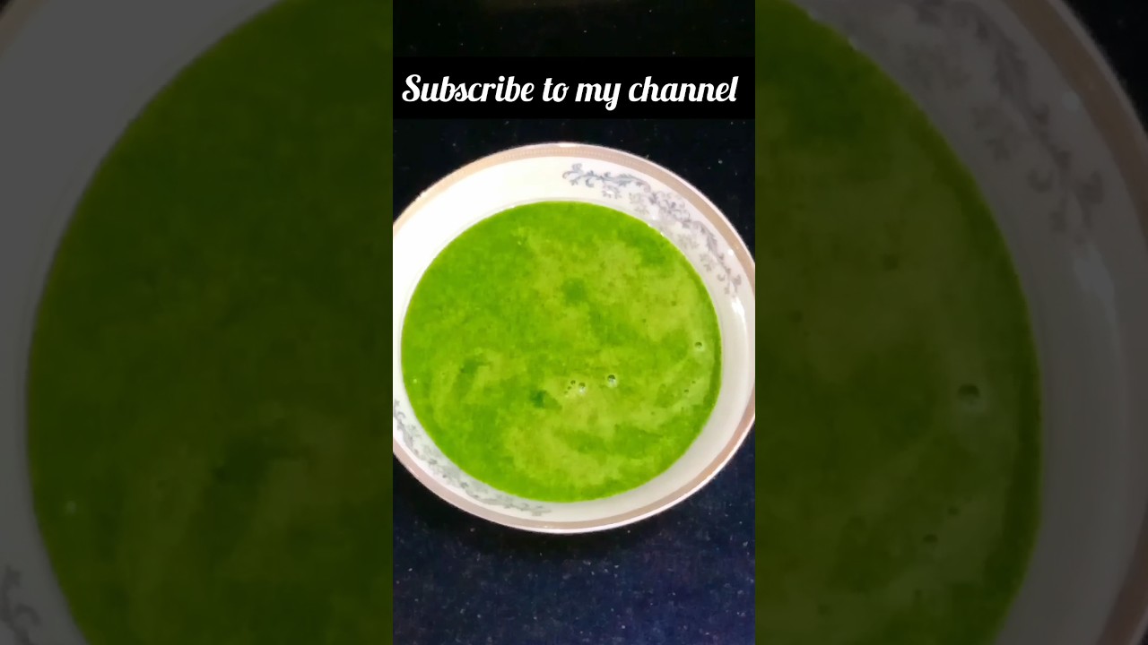 GREEN CHUTNEY RECIPE YouTube