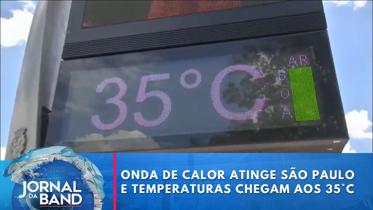 Onda de calor atinge São Paulo e temperaturas chegam aos 35° graus
