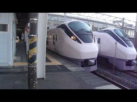 【電笛付き】　E657系回送列車　勝田駅発車