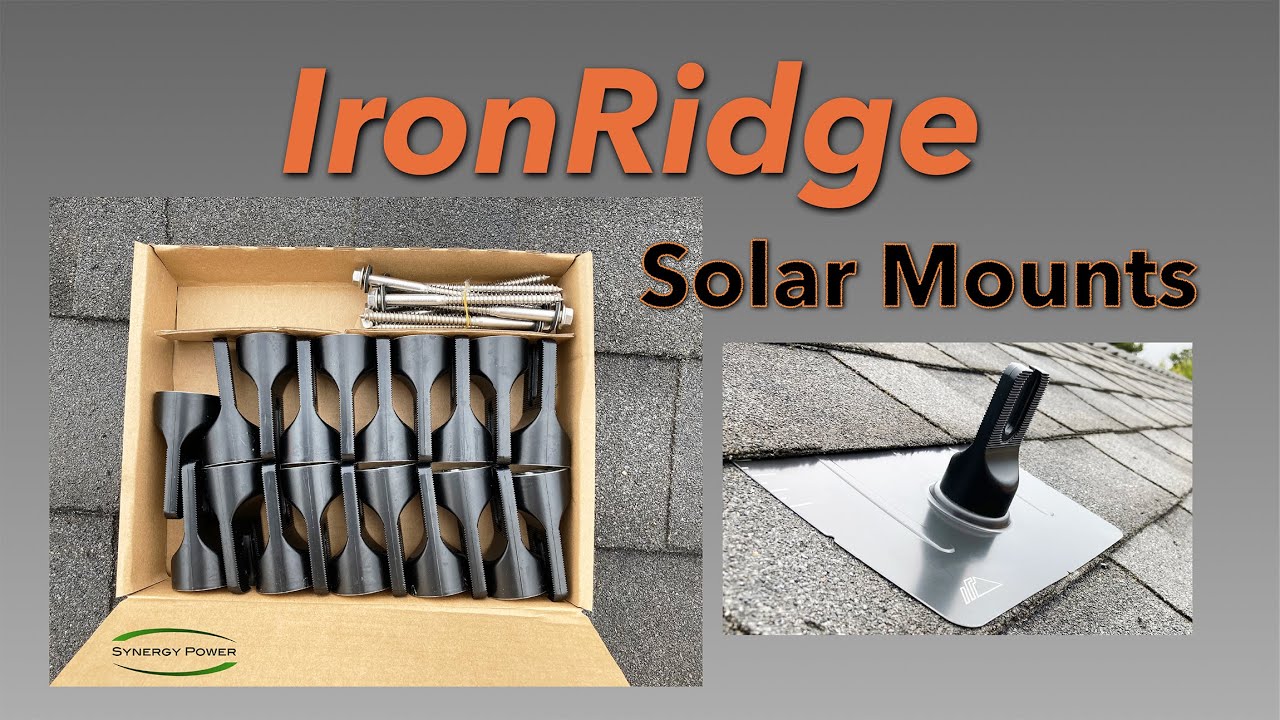 IronRidge Solar Mounts - YouTube