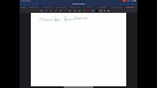 Lecture_7_2:  Transfer functions