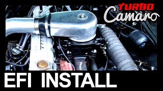 1967 Turbo Camaro  Inline 6 Carburetor to Holley Sniper EFI Install