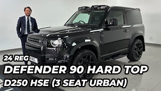 24 Reg Land Rover Defender 90 3.0 D250 HSE Hard Top (3 Seat URBAN)