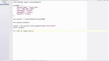 SSH Configuration with Netmiko