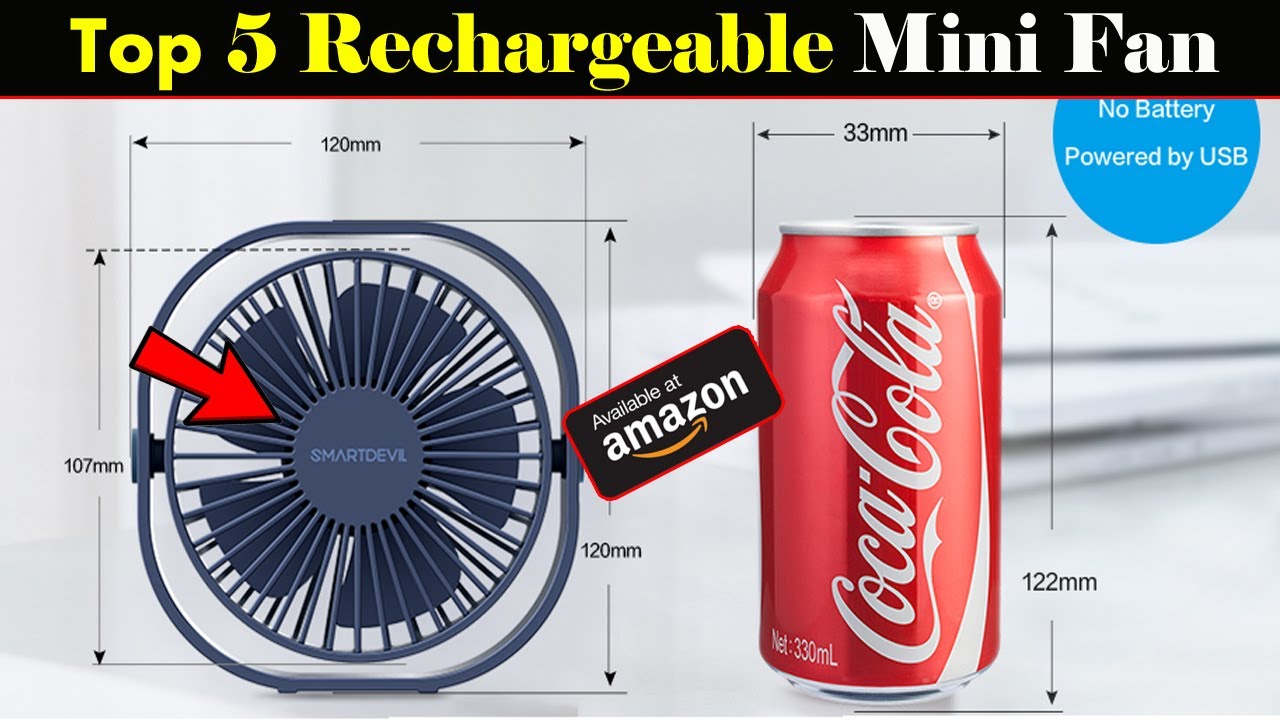 Top 5 portable mini fan | Rechargeable mini fan | Rechargeable fan | under 1000 RS