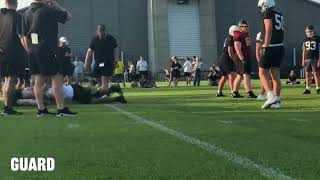 Warrick VanBlaricon at Iowa State 2025 - top ranked OL recruit in the 2027 class
