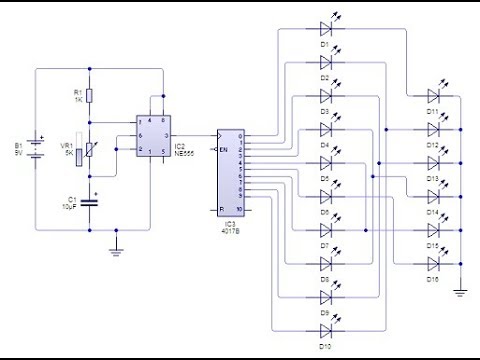 Rangkaian Running Led Sederhana Youtube Rangkaian Running Led Sederhana Youtube