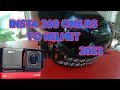 INSTA 360 ONE RS TO HELMET| FOR VLOGGING| PAGKABIT SA HELMET😱😊| 2023