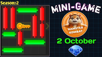 3 October mini game solve hamster kombat. #hamsterkombatminigame