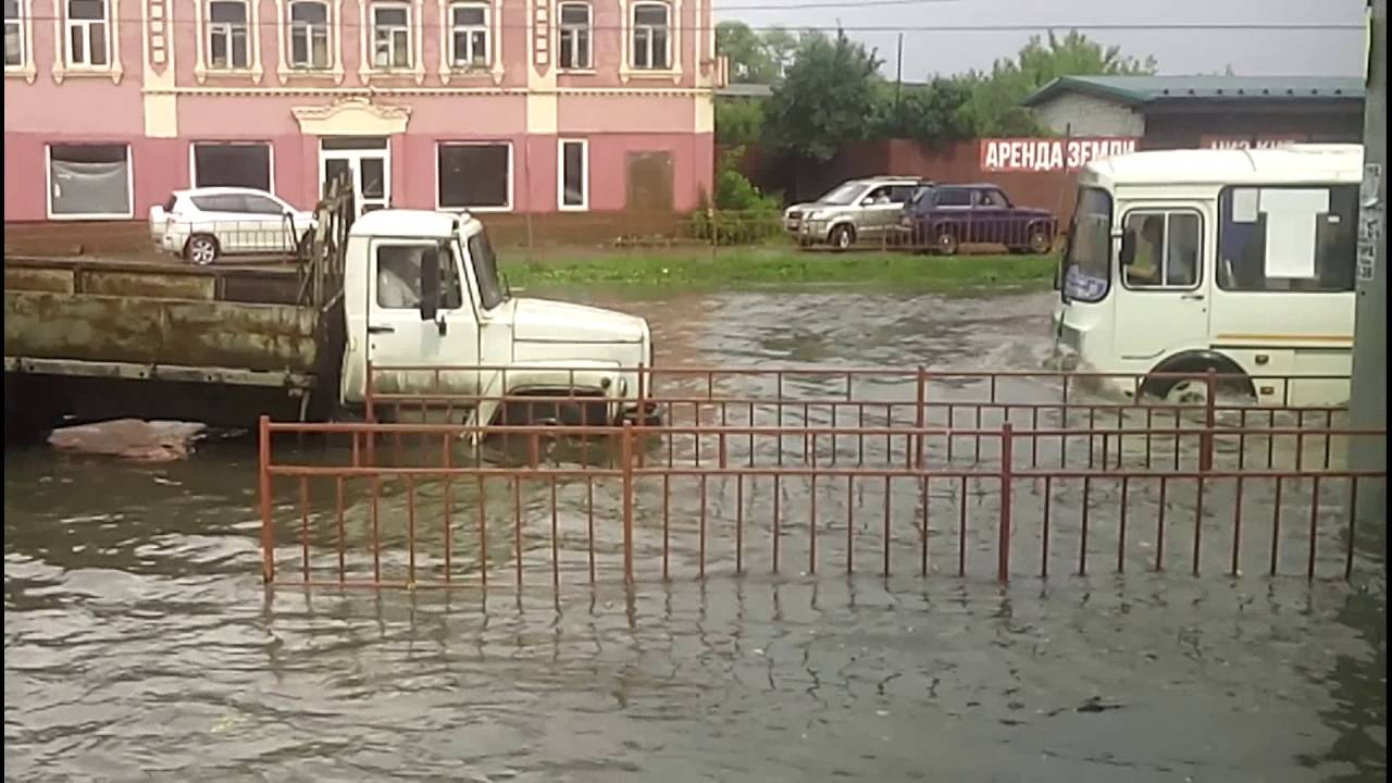 Нижний Новгород. Последствия грозы 27.07.2016
