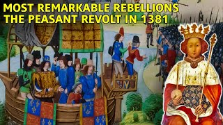 What caused the peasant revolt in 1381?