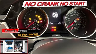 VW Touran No Crank No Start ECU no COM Diagnose Dan TSB for the Win