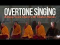Overtone singing  deep voice chant with tibetan monks