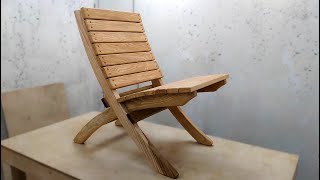 Простое деревянное кресло своими руками | Making a homemade wooden chair
