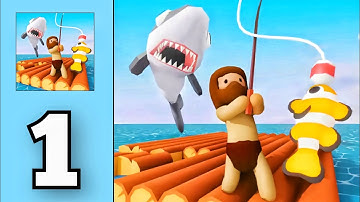 Raft Life - Gameplay Walkthrough Part 1 (Android, iOS) Raft in Sea World