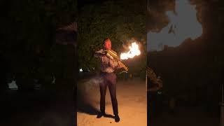 Fire Saxophone Fire Sax Maledives