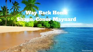 Way Back Home (Sam Feldt Edit) – Shaun, Conor Maynard/ Lyricmusic