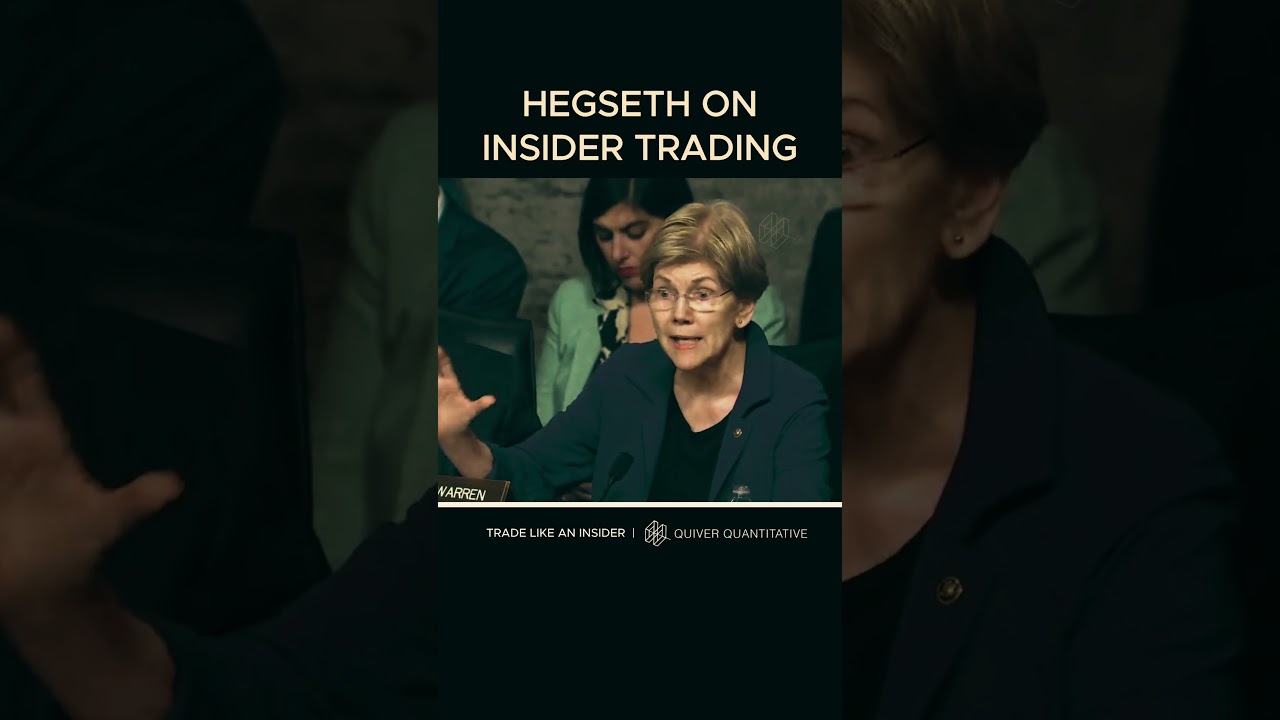 Elizabeth Warren grills Hegseth on alleged insider trading