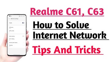 Realme C61, C63 How to Solve Internet Network Problem Solution Tips And Tricks