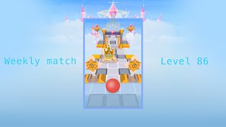 Rolling Sky - Level 86 Palace Ruins Weekly Match 305 Points