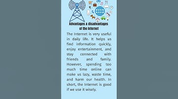 Advantages & disadvantages of the Internet #shorts #english #englishmerl #englishreading #education