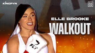 Elle Brooke Full Walkout | Kingpyn Semi Finals