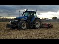 New Holland TM 190| Mulčovanie strniska po kukurici