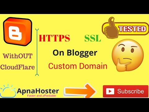 Enable HTTPS |SSL| on Blogger Custom Domain
