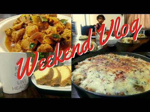 weekend-vlog-/-italian-baked-pasta/soya-chunks-curry/perfect-ghee-cake-recipe/malayalam-vlog