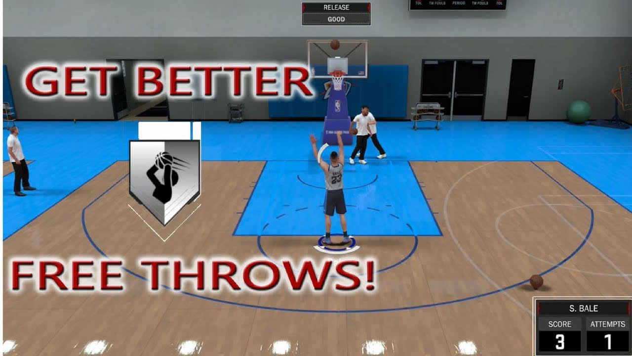 NBA 2K18 How to Upgrade Your Free Throws YouTube