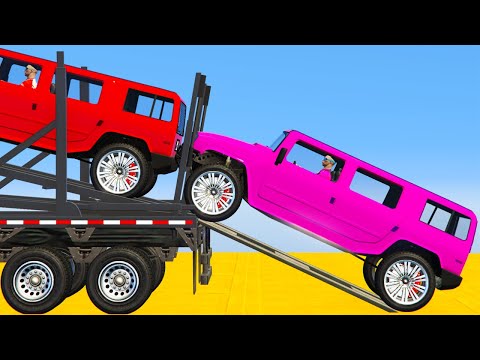 Hummer Cars Color Action w Racers - GTA 5 Mods