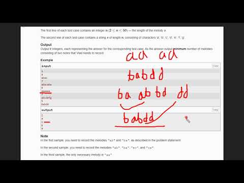 A. Musical Puzzle  | Codeforces Round 874 (Rated for Div. 3) | Codeforces Solution