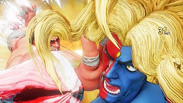Gill vs E.Honda (Hardest AI CPU) - Street Fighter V Epic Battle