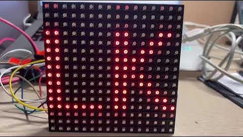 16x16 도트매트릭스 RGY LED모듈 Up Motion with Arduino Uno R3