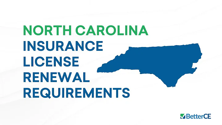 North Carolina Insurance License Renewal Requirements